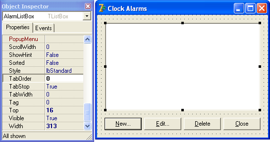 Delphi 7 09 45 для чего предназначен компонент button